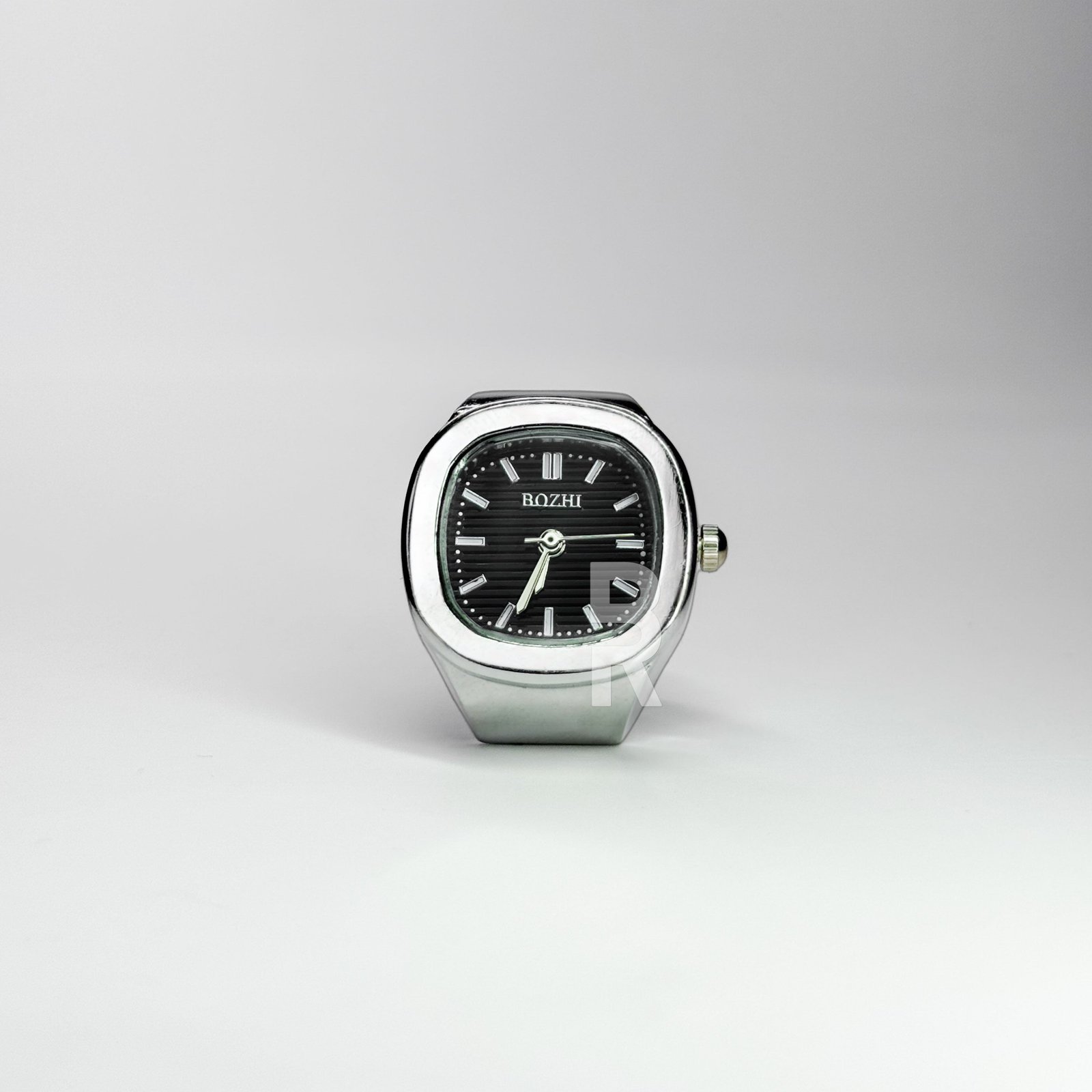 NAUTILUS RING | SILVER BLACK – Bozhirings