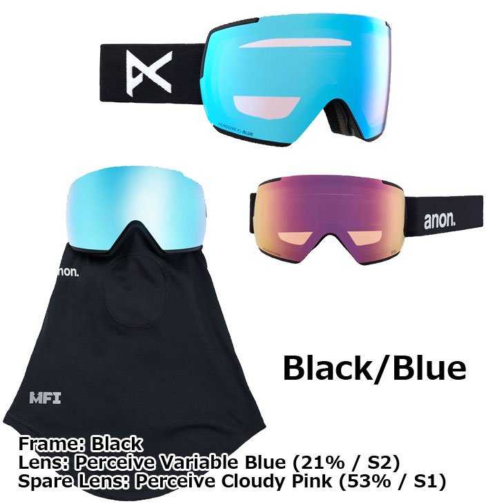 楽天市場】24-25 ANON アノン ゴーグル スノーボード M5 Low Bridge+