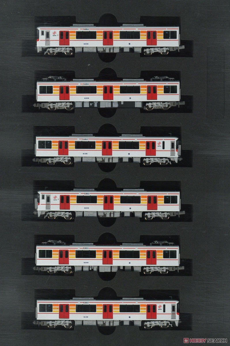 山陽電鉄 6000系 直通特急仕様 6両セット (6両セット) (鉄道模型