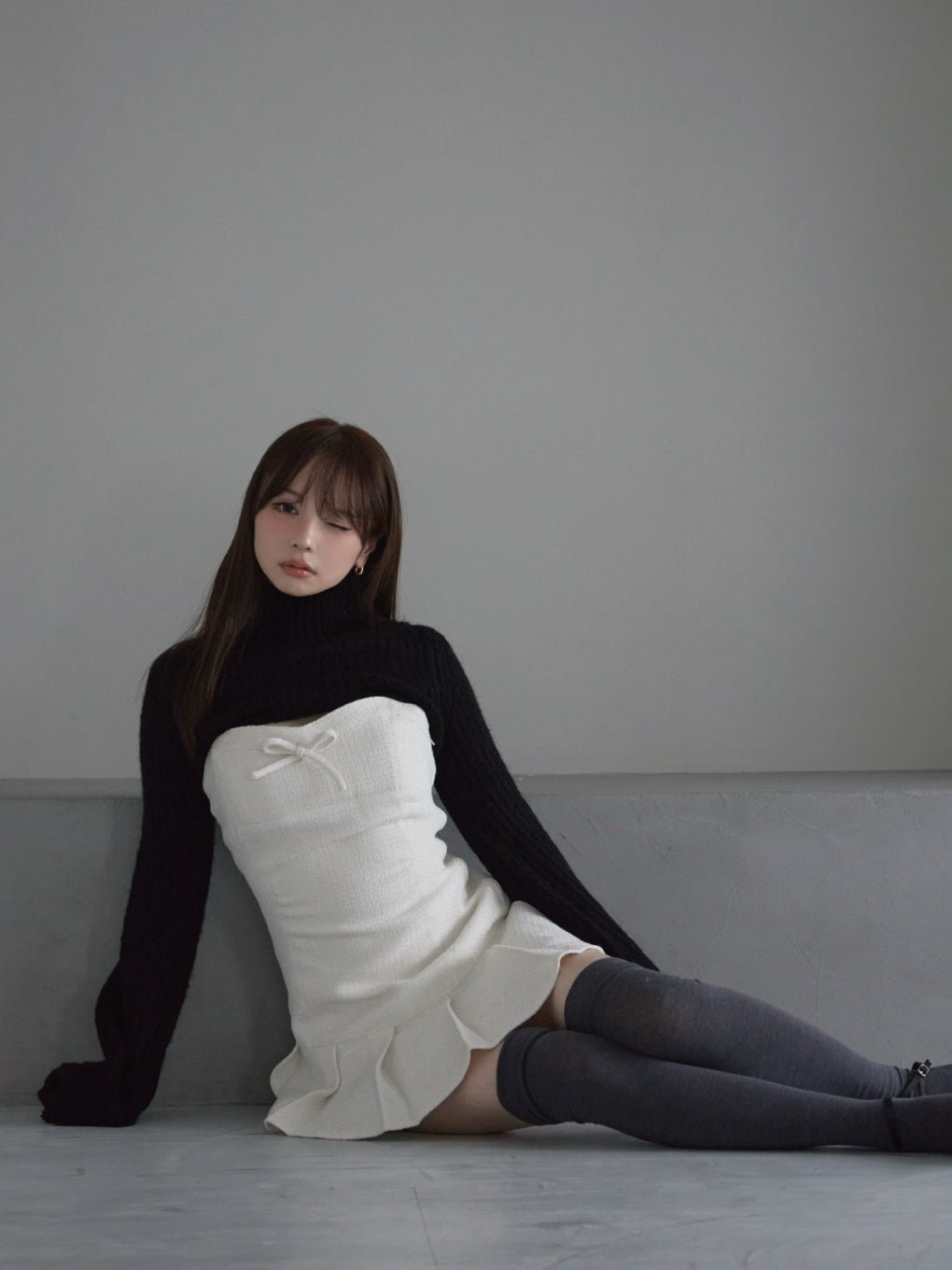 ANDMARY】Twiggy tweed mini dress