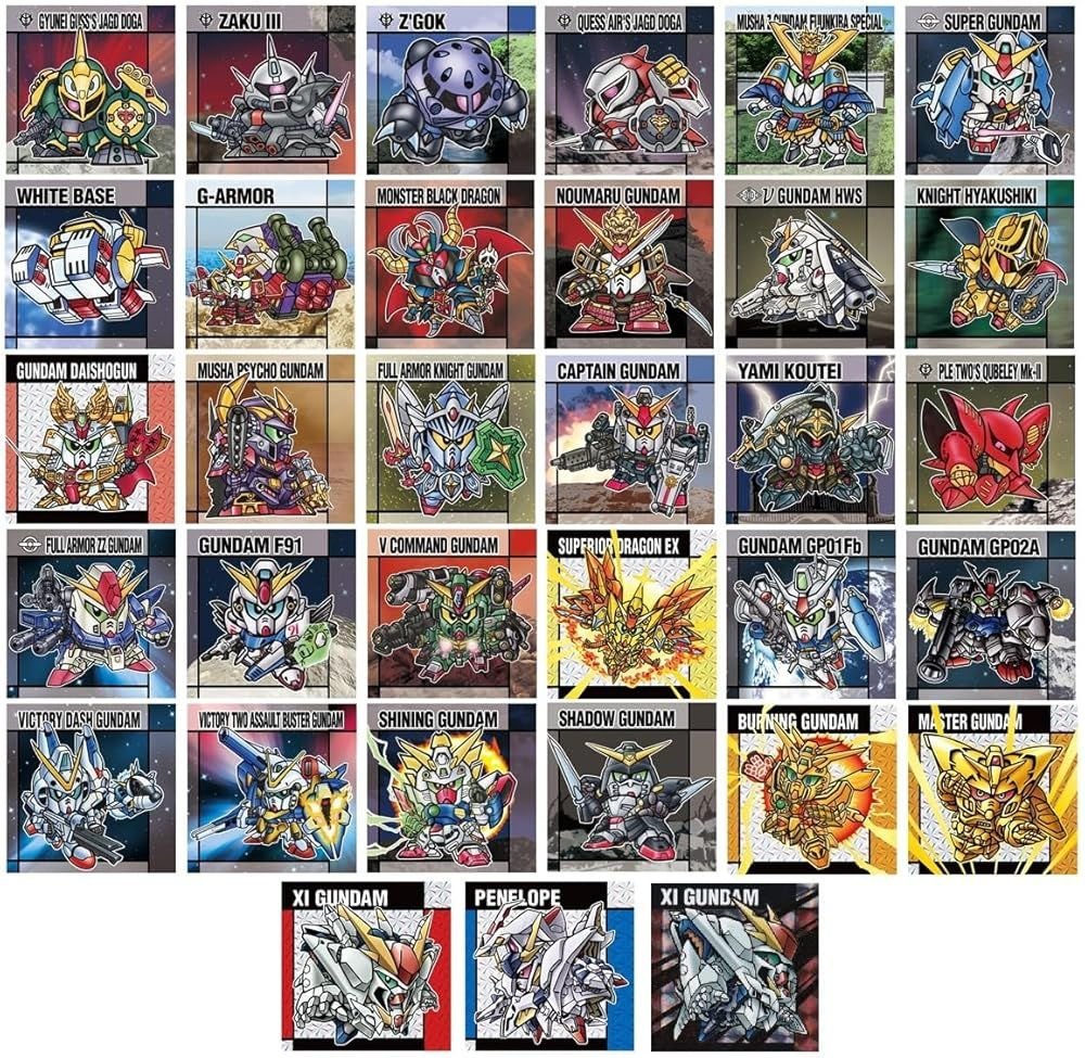 元祖 SDガンダム スナックII 全33種セット シール コンプリートセット