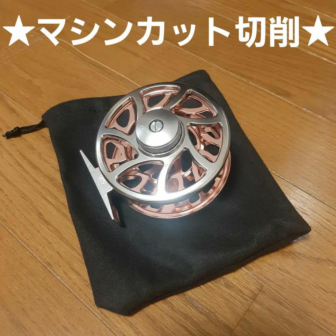 Yahoo!オークション - フライリール マシンカット切削製 #5/6 シルバ