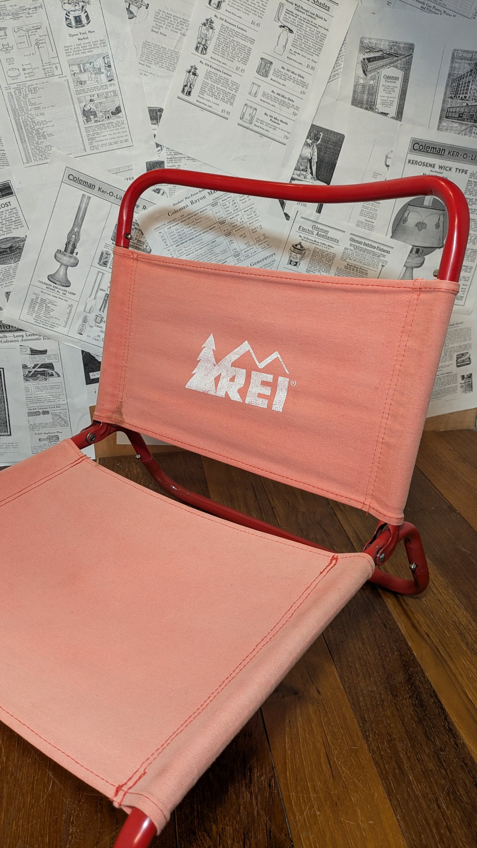 Vintage REI Travel Chair CampingChair USA Antique Camping