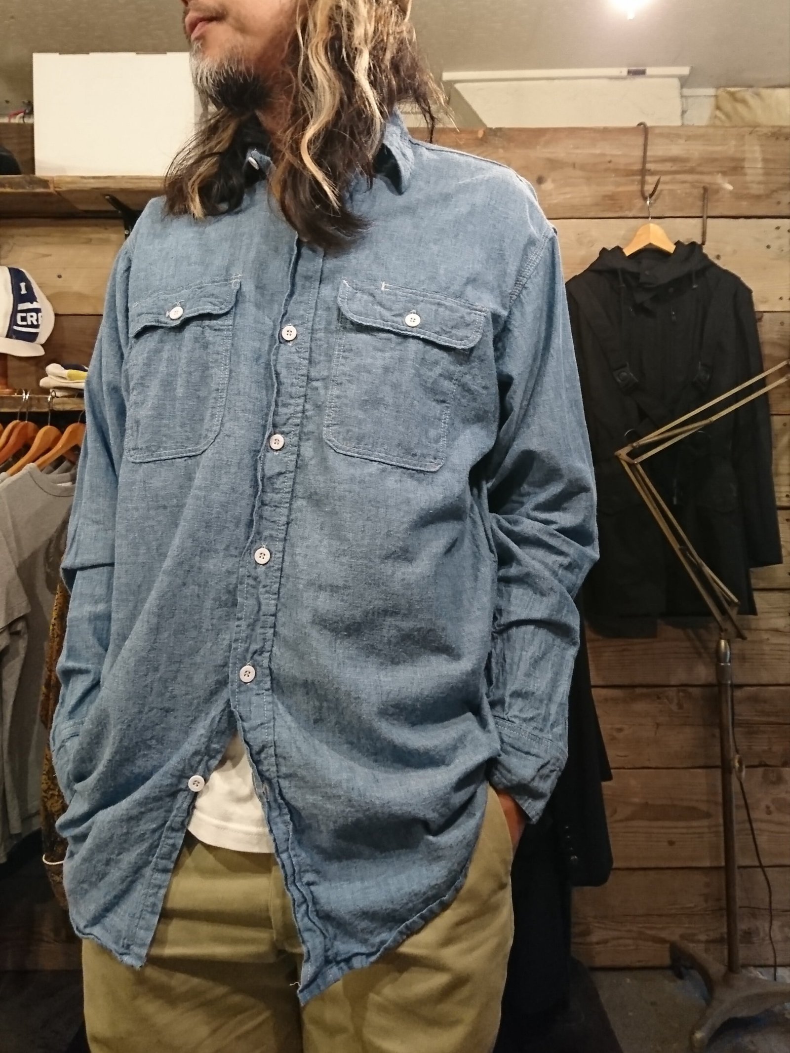 80s BIG MAC CHAMBRAY SHIRT① | BOW & ARROW WEB STORE