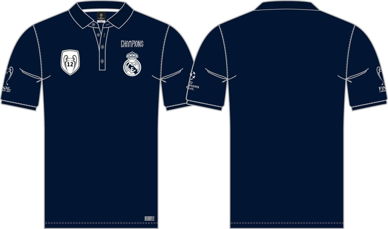 レアル・マドリード 16-17 チャンピオンズリーグ優勝記念Tシャツ - ユニ11