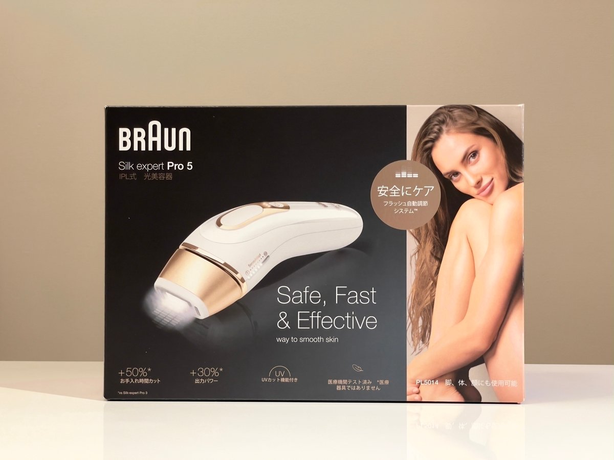 メンズ脱毛挑戦ルポ！中年男性がブラウン脱毛器「シルクエキスパート