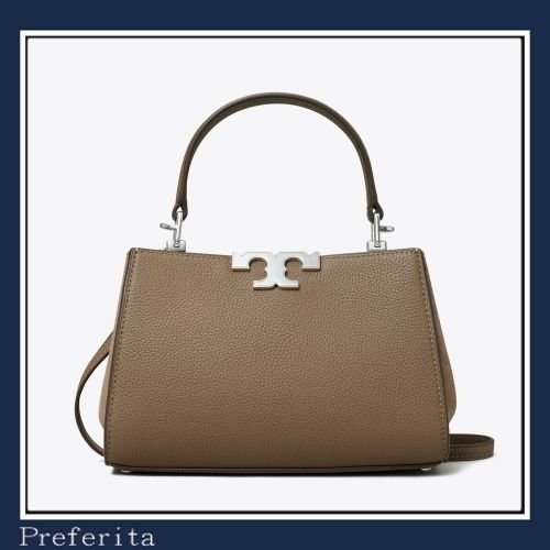 Tory Burch】エレノア ペブルド ミニサッチェル バッグ レザー (Tory