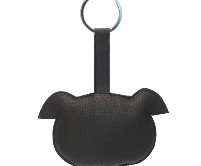 タイ キーホルダー 黒豚、動物好きへのギフト、バッグに魅力をプラス