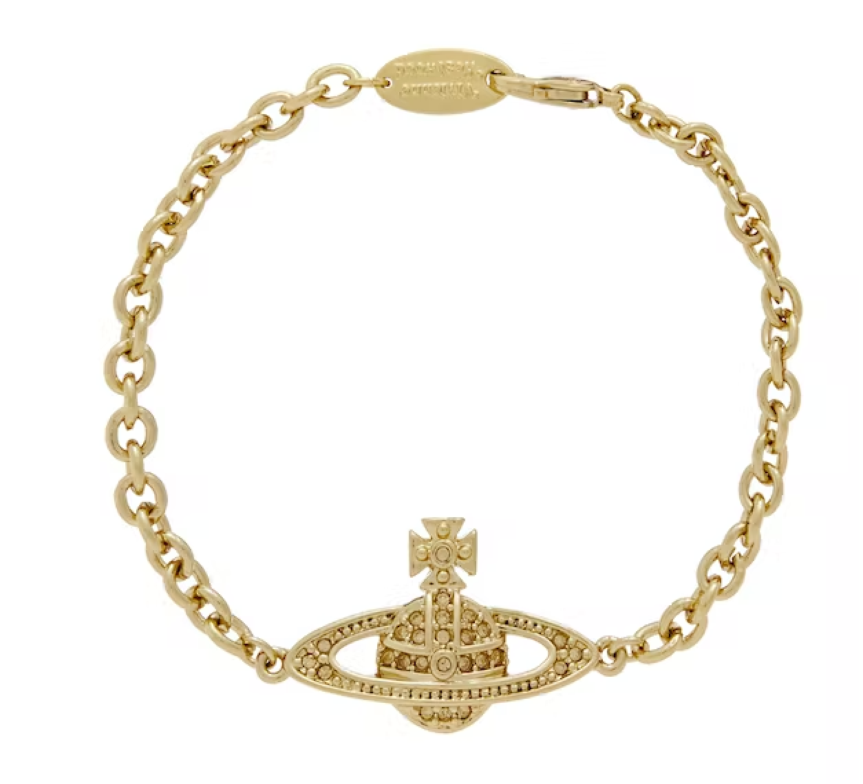 Vivienne Westwood Man. Mini Bas Relief Bracelet gold
