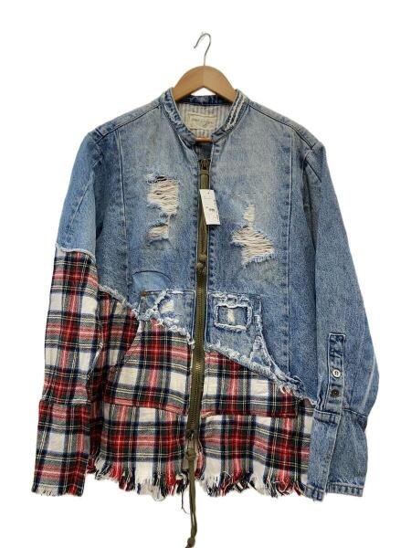 GREG LAUREN(グレッグローレン) / ジャケット/ブルー/青/ダメージ加工