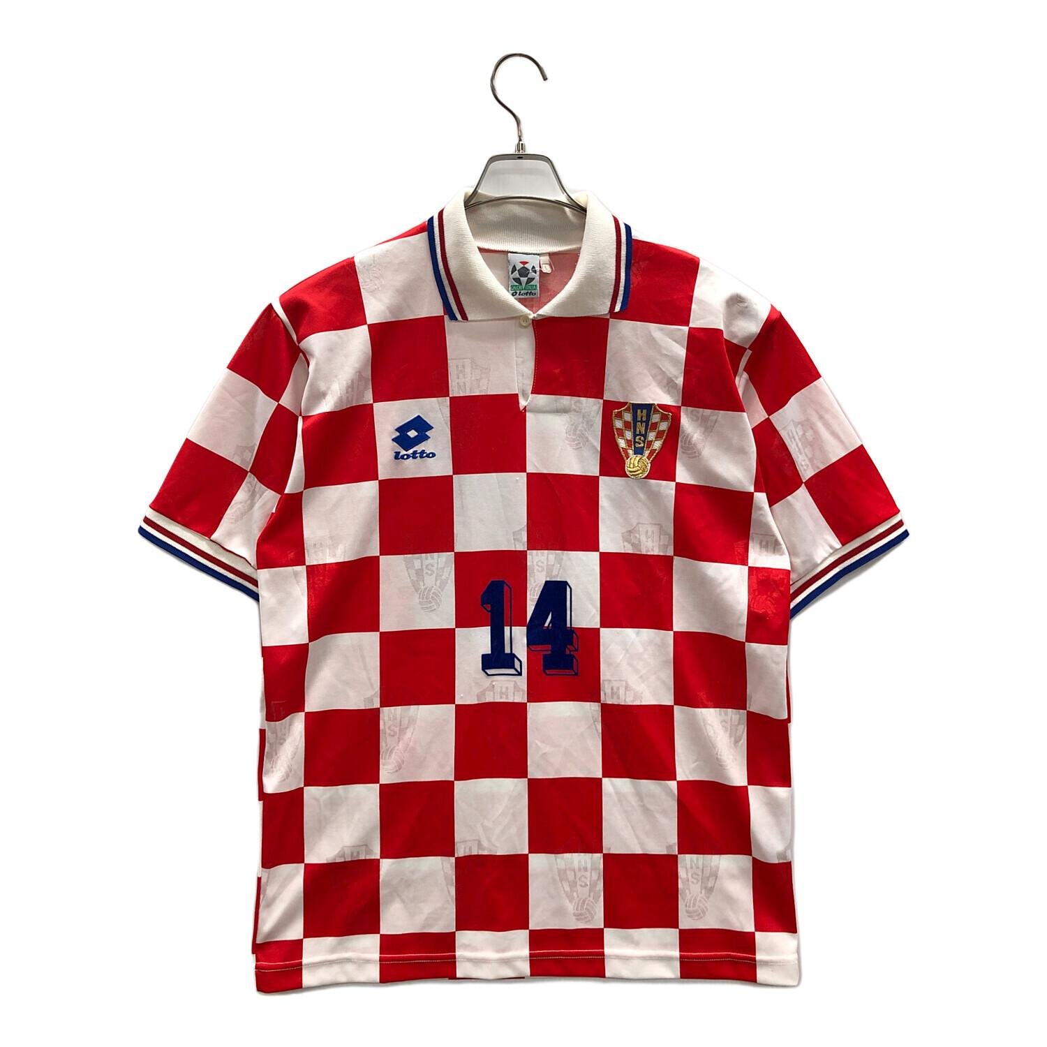LOTTO (ロット) サッカーユニフォーム クロアチア メンズ SIZE L
