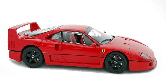 FERRARI F40 LIGHTWEIGHT RED ROSSO CORSA KYOSHO VERY RARE 1st