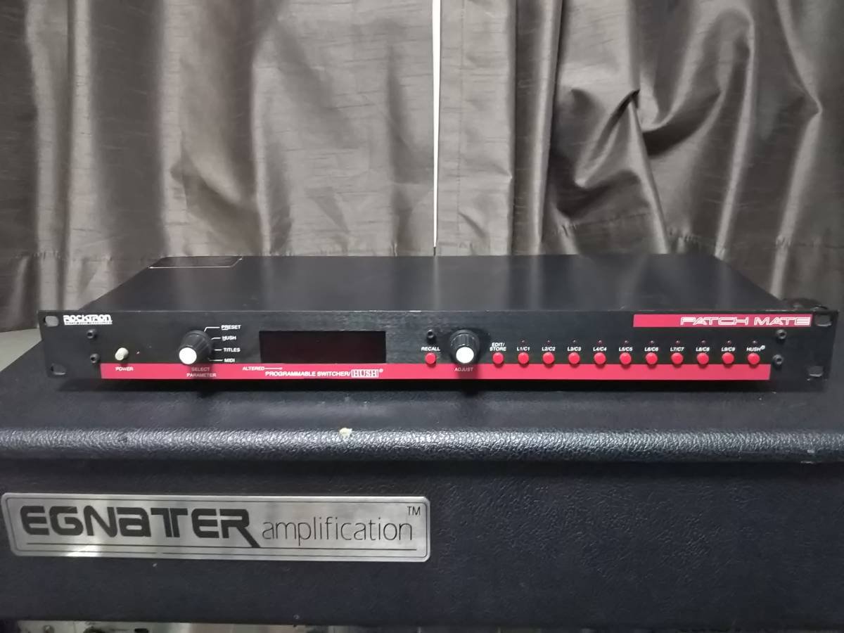 ROCKTRON PATCH MATE MIDIプログラマブル スイッチャー ロックトロン
