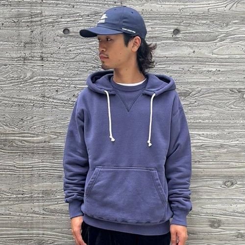 STANDARD CALIFORNIA】SD LOGO AFTER HOOD SWEAT NAVY フード