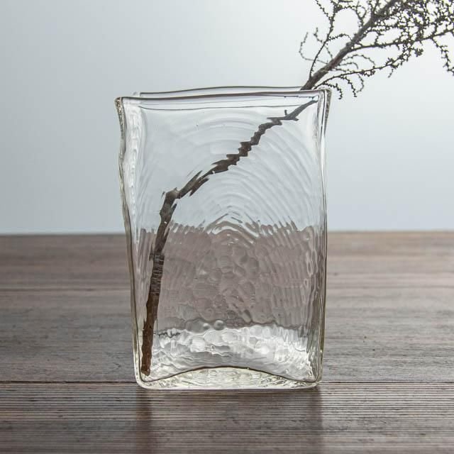 安土草多 吹きガラス 角花器 大｜岐阜 飛騨高山 取扱店 オンライン