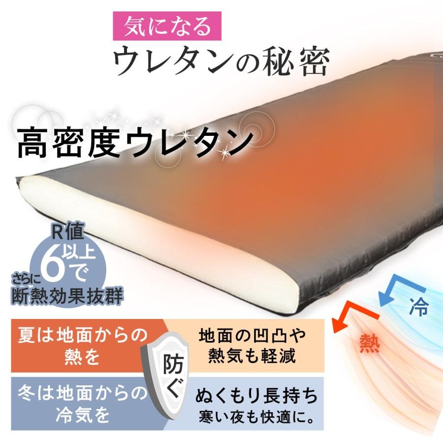 QUICKCAMP（クイックキャンプ） 車中泊マット 8cm シングル 2枚セット