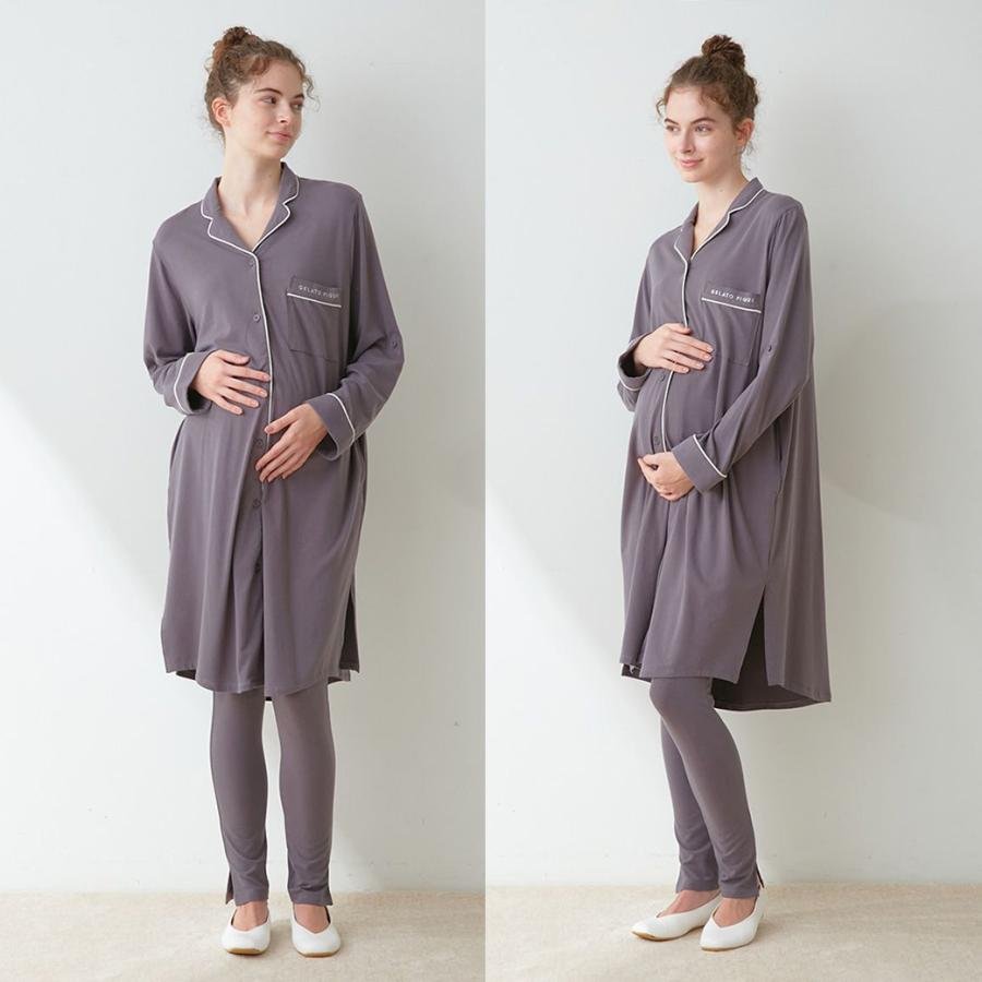 gelato pique（ジェラートピケ） ルームウェア マタニティシャツ