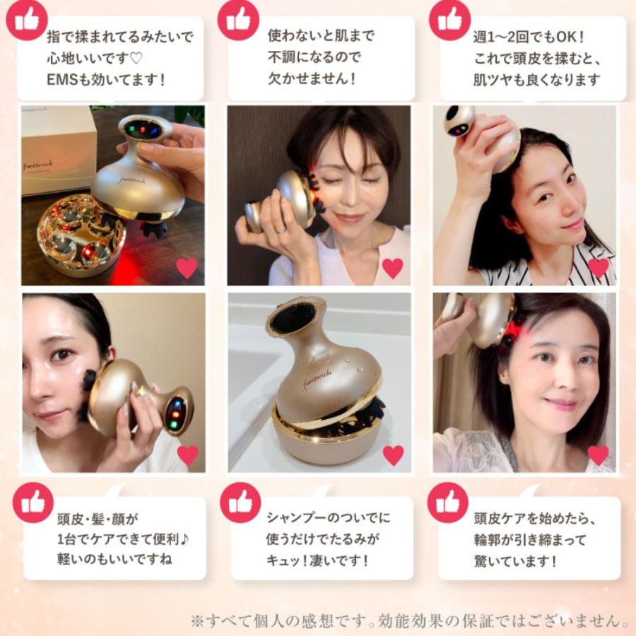 fuettarich（フエッタリッチ） スカルプ ヘッドスパ ems ブラシ 家電