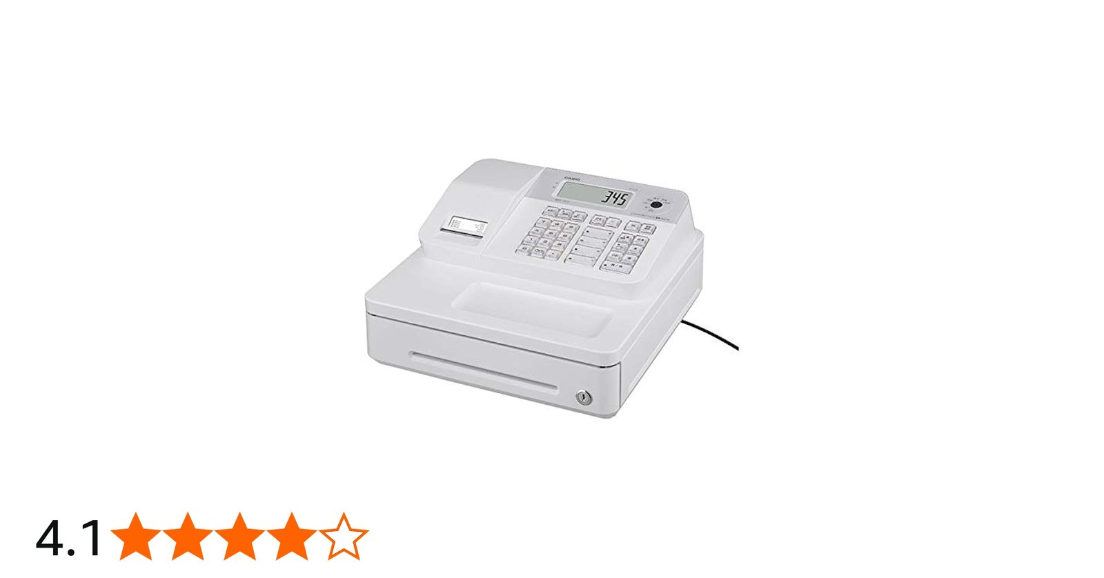 Amazon | カシオ レジスター SR-G3-WE ホワイト | レジスター本体