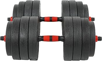 Amazon | Fkstyle ダンベル 可変式 20kg 40kg ダンベルセット 2個