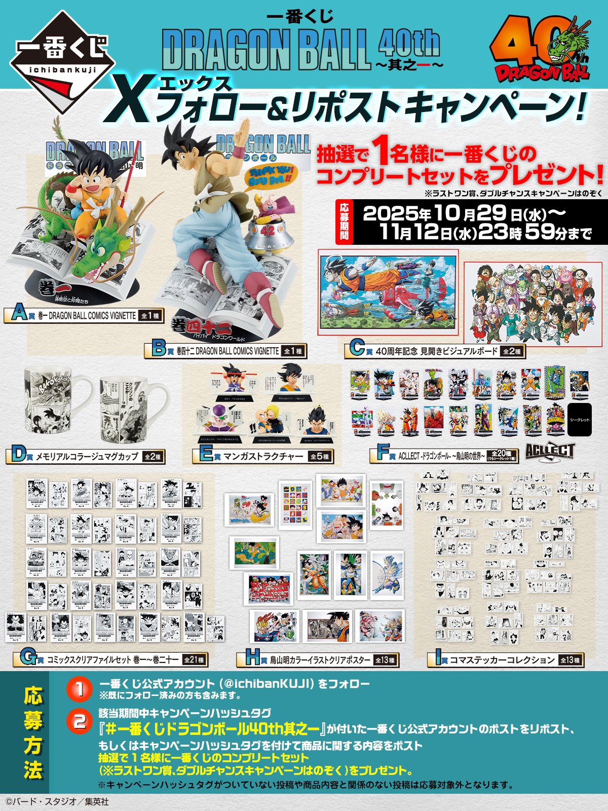 ドラゴンボール 一番くじ DRAGON BALL 40th ABCDEラスト賞 一番くじ