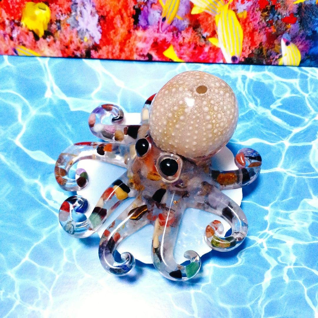 タコ⭐️オルゴナイト⭐️金運,魔除け,富や幸運を引き寄せる - メルカリ