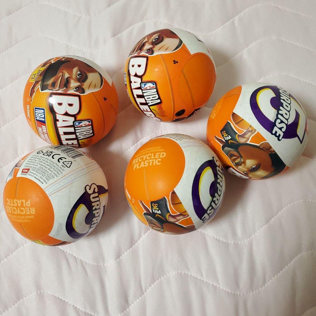 NBA Ballers ボール 5個セット Amazon.co.jp: ZURU 5 サプライズ NBA ボーラーズシリーズ1