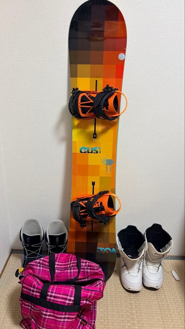 BURTON CUSTOMスノーボード3点セット 154cm＋ブーツ26.5cm スノーボード 3点セットバートンのおすすめ人気商品一覧 通販 - Yahoo