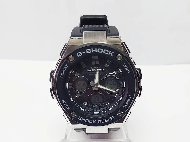 Xmas 特価中 CASIO G-SHOCK 電波ソーラー GST-W300 G-SHOCK Gショック GST-W300-7AJF カシオ CASIO G-STEEL 電波ソーラー