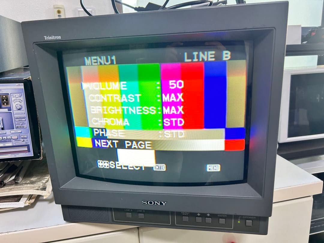 SONY PVM-14N5J 業務用モニター 動作確認済み ブラウン管モニター Yahoo!オークション -「sony 業務用 モニター」(ブラウン管) (14インチ