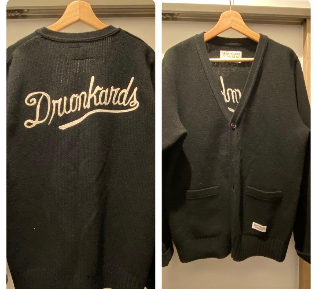 年末セール！　ワコマリア　カーディガン　希少　L ウール100% 年末セール！ ワコマリア カーディガン 希少 L ウール100% - メルカリ