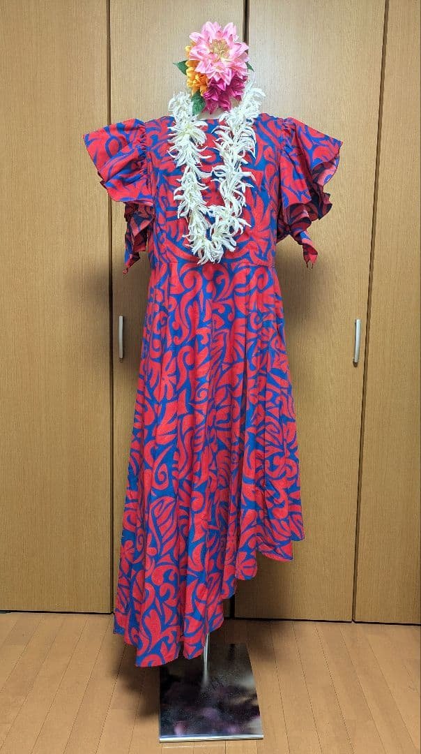 【大きいサイズ】MMJ　Mermaid Line　フラダンス　衣装　XL MMJ Mermaid Line フラダンス ドレス 衣装 サテン 水色 - メルカリ