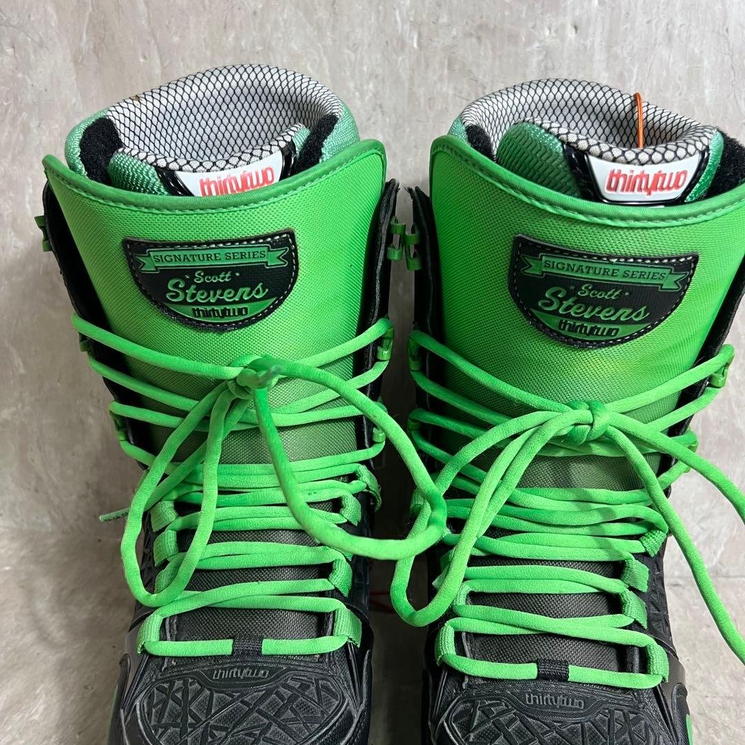 thirtytwo TM-2 STEVENS ブラック グリーン 25.5cm