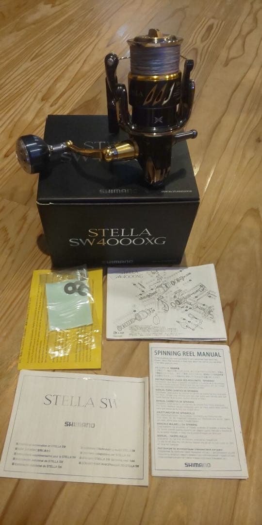 美品　シマノ STELLA SW 4000XG スピニングリール STELLA SW シマノ ステラSW 4000XG ライトジギング ソルトウォーター