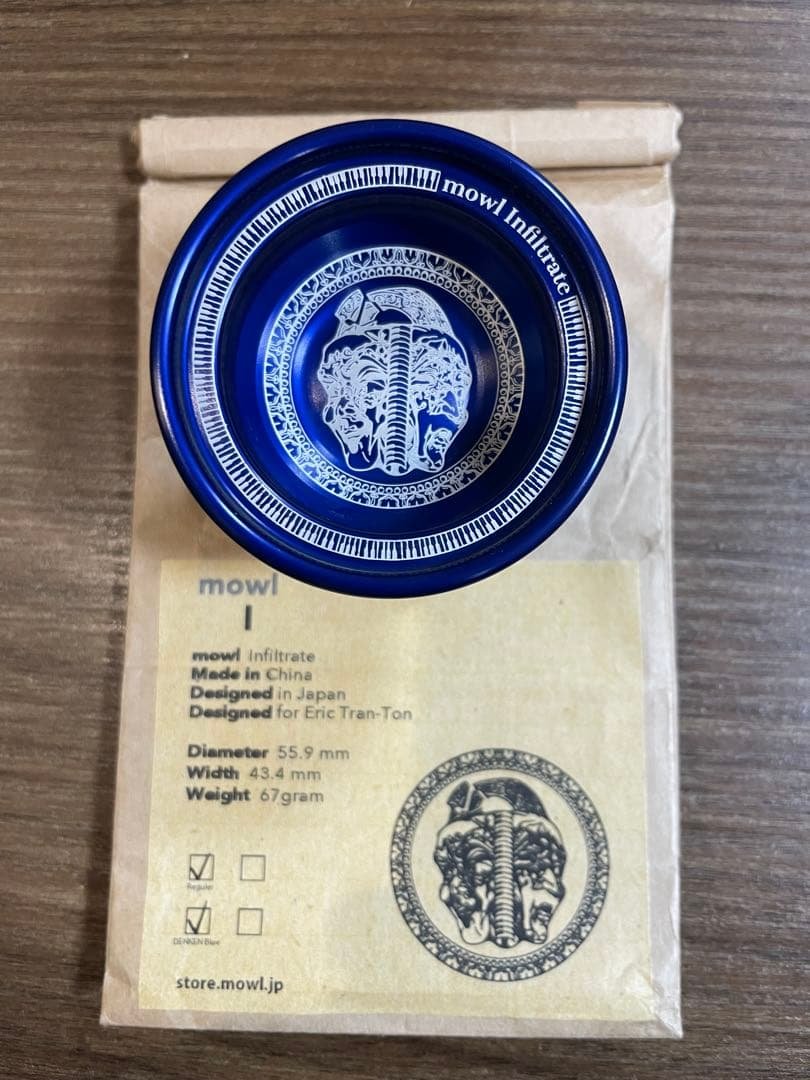 新品未使用傷無し　mowl インフィルトレート　デンケンブルー ニューレジストン ( ニューレジ ) 研磨用 クロスインホイル A100 100