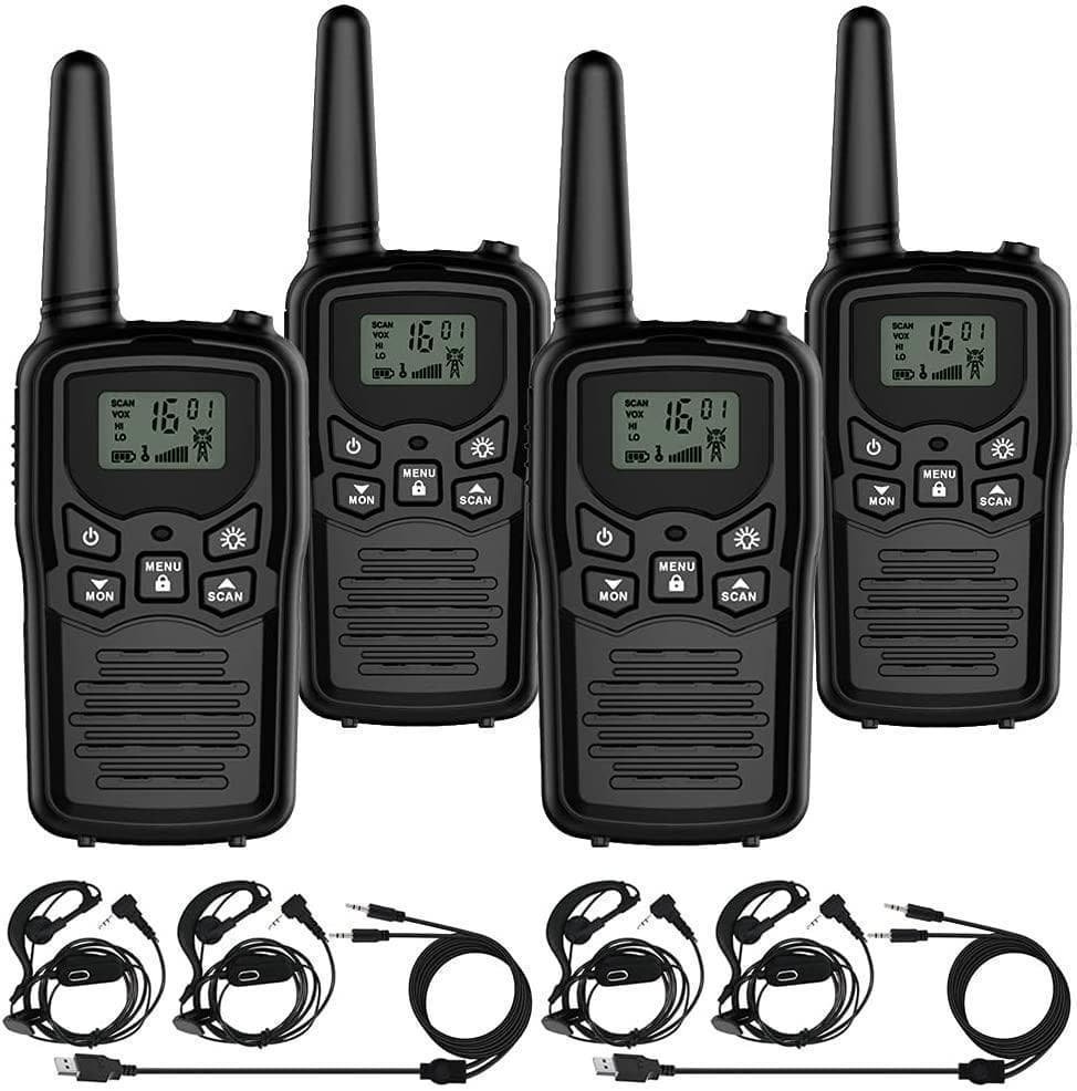 【M2285-115-89】トランシーバー 4台セット　無線機 免許不要 本体 八重洲無線】SRS220SA｜本体4台セット｜特定小電力トランシーバー